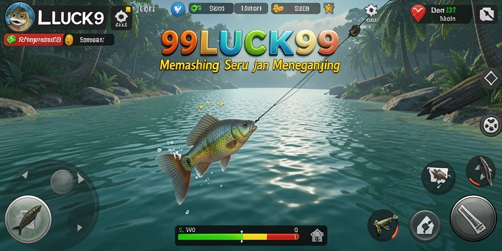 Tampilan visual menarik dari gameplay Fishing 99LUCK99.