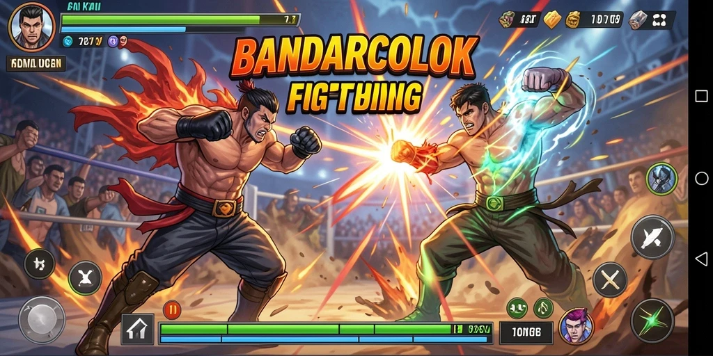 Gameplay seru dengan pertarungan karakter unik di BANDARCOLOK.