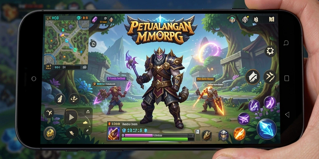 Tampilan gameplay H03 yang menakjubkan di dunia MMORPG.