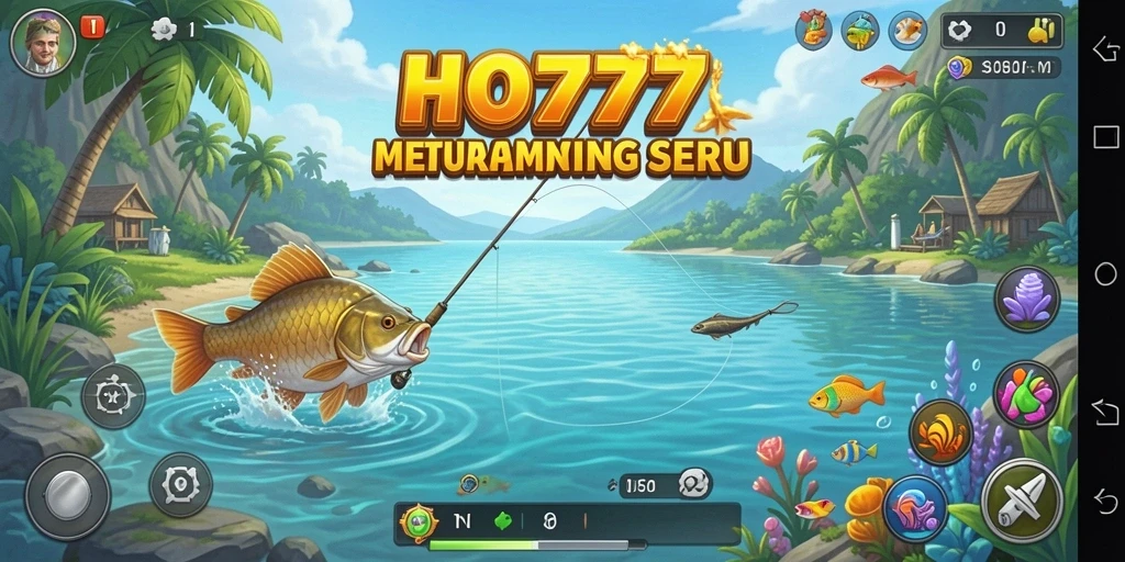 Gameplay memancing dengan grafis menakjubkan di HO777.