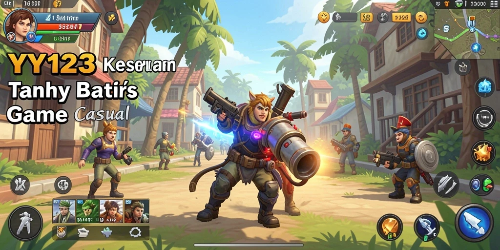 Tampilan gameplay YY123 yang menarik dan penuh warna.